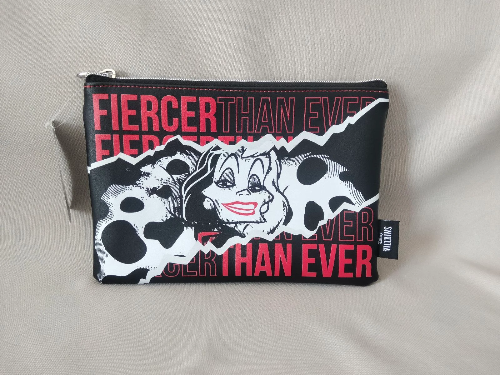 Pochette Cruella De Vil | Disney | Neuve | Noir | 16 × 24 × 1 cm
